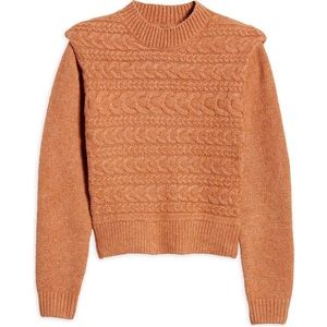 BLANK NYC Horizontal Cable Knit Sweater Size Medium